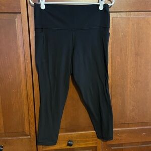 Athleta Salutation Stash 7/8 Tight - Black
